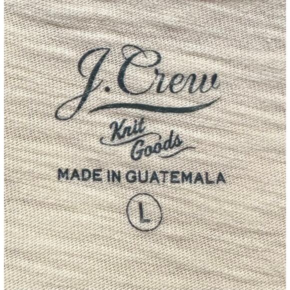 J. Crew Vintage Heart Pop Cotton Pocket Tee Size L Short Sleeve Casual Retro - Picture 11 of 13